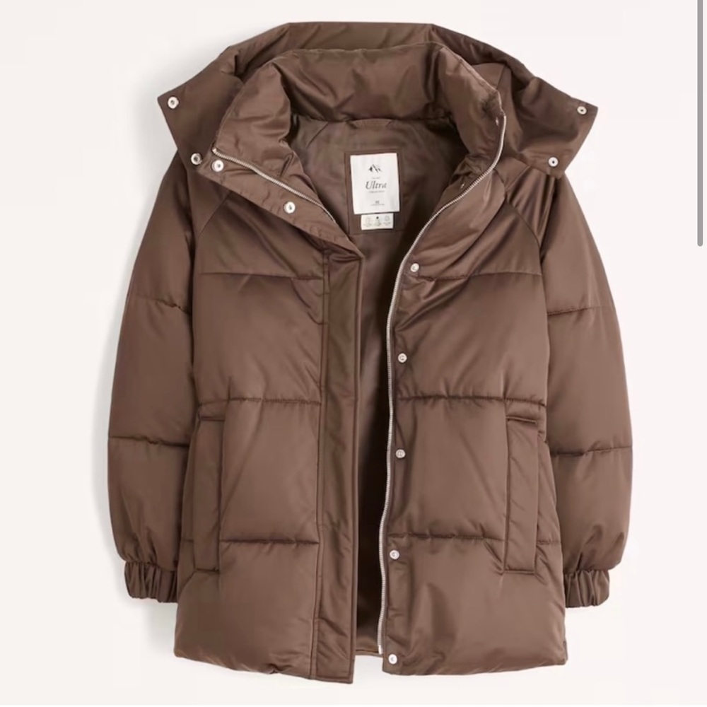 Abercrombie Womens Ultra Mid Puffer